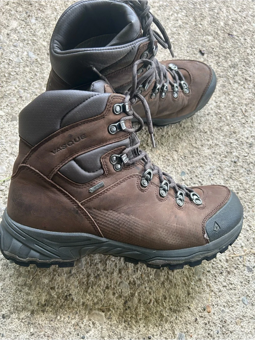 Vasque Men's Brown Leather  Hiking Boots Sz 11.5 W